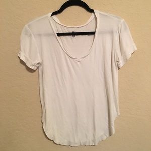 {LAST DAY} White V-Neck (FREE)